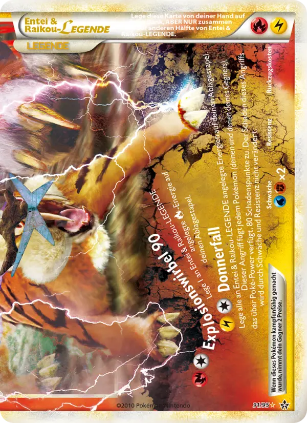 Entei & Raikou LEGENDE