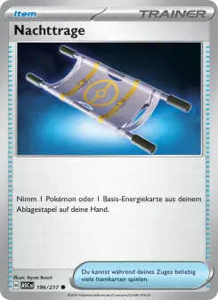 Nachttrage