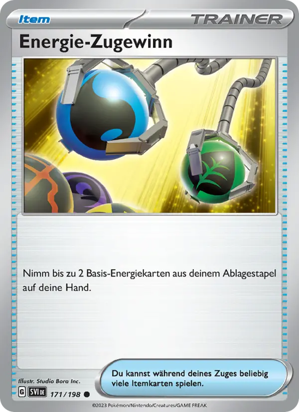 Energie-Zugewinn