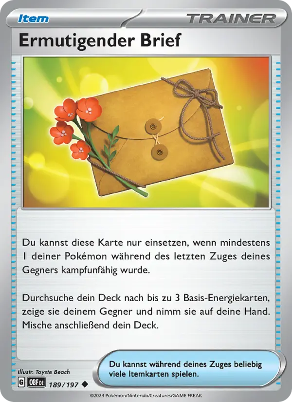Ermutigender Brief