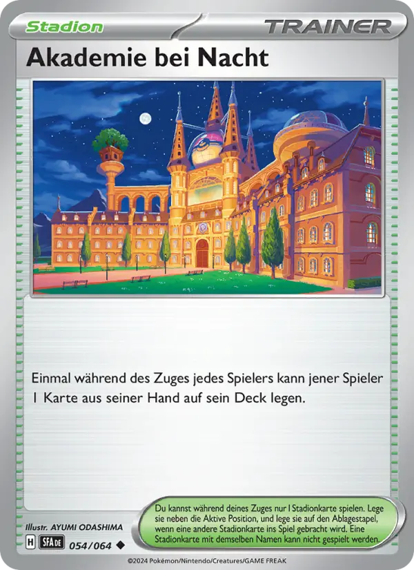 Akademie bei Nacht
