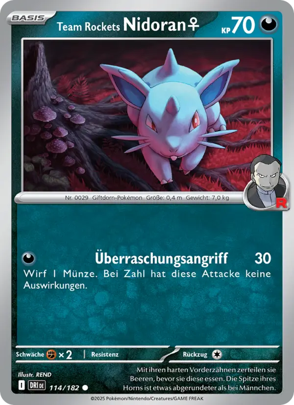 Team Rockets Nidoran♀