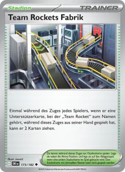 Team Rockets Fabrik