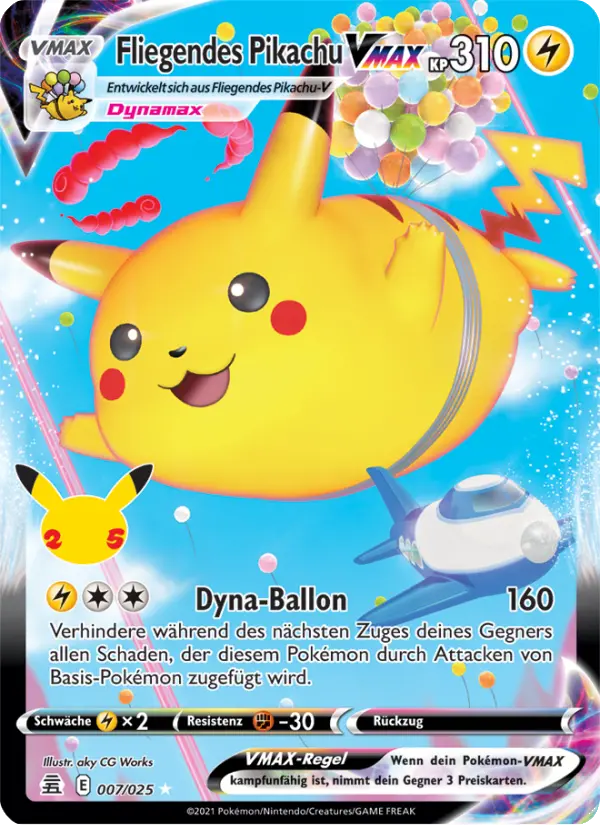 Fliegendes Pikachu VMAX