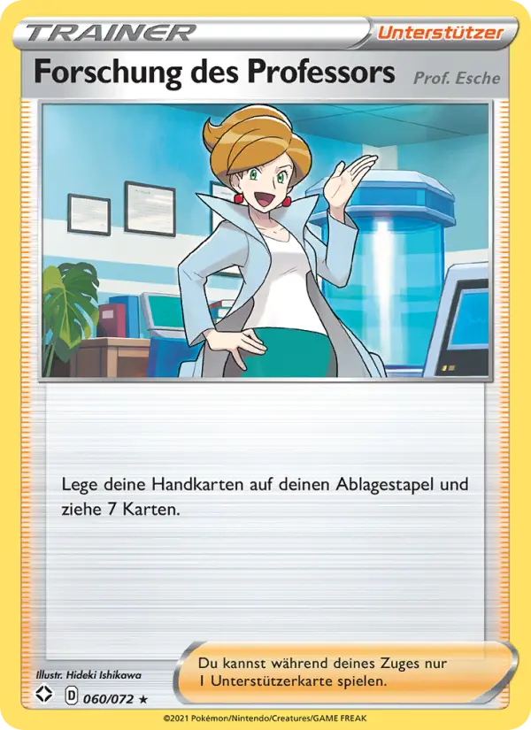 Forschung des Professors