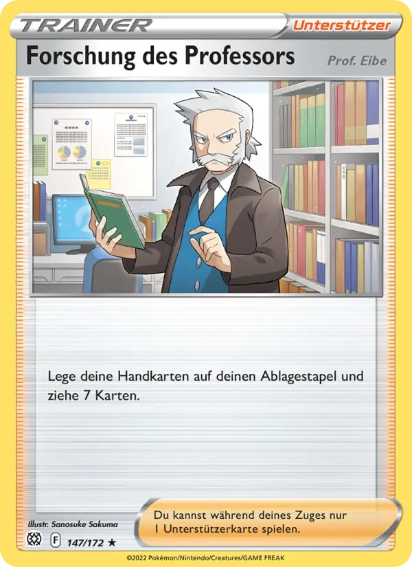 Forschung des Professors