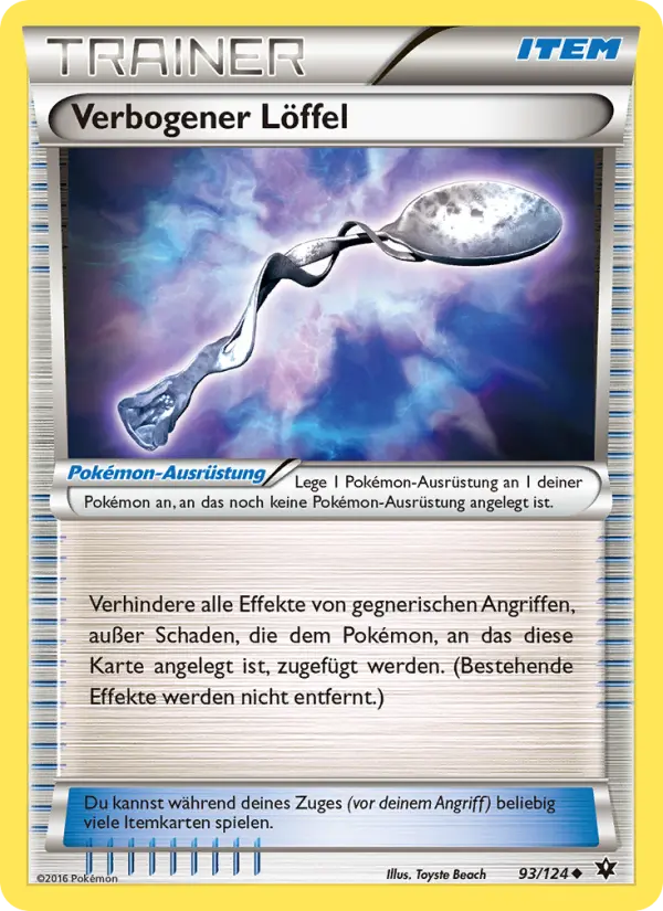 Verbogener Löffel