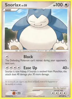 Snorlax — Diamond & Pearl