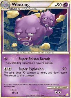 Weezing — HeartGold SoulSilver