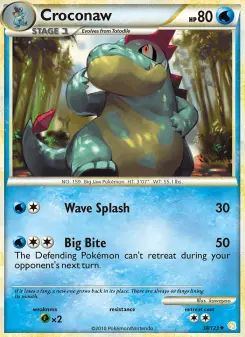 Croconaw — HeartGold SoulSilver