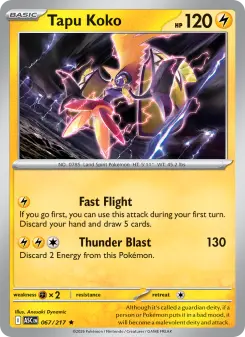 Tapu Koko — Ascended Heroes