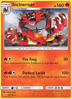 Incineroar — Sun & Moon