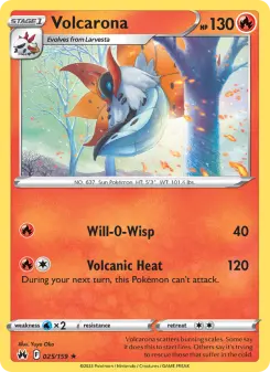 Volcarona — Crown Zenith