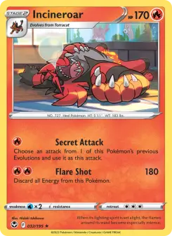 Incineroar — Silver Tempest