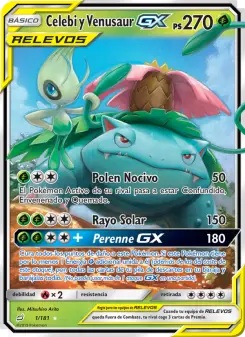 Celebi y Venusaur GX