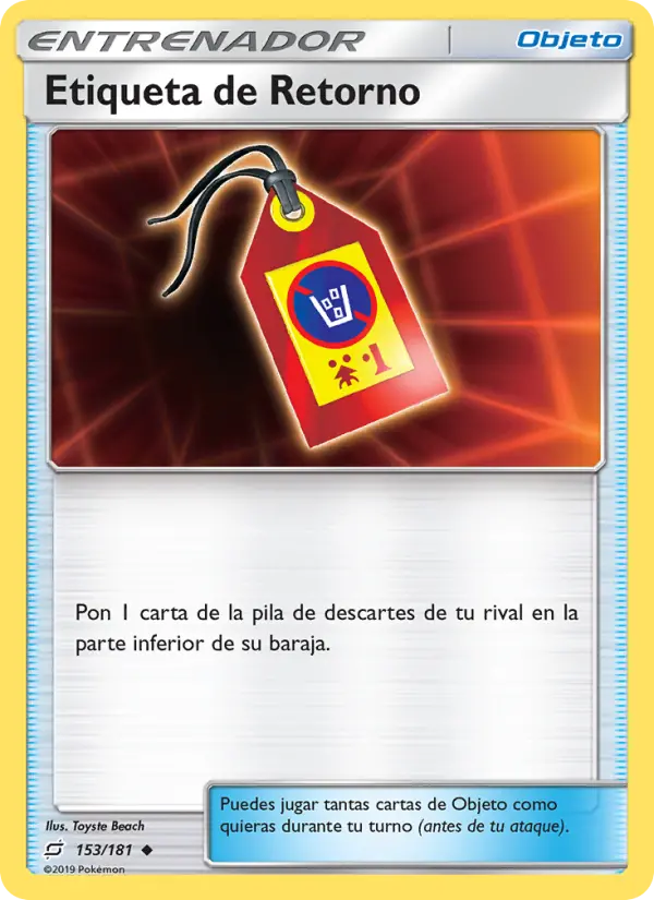 Etiqueta de Retorno