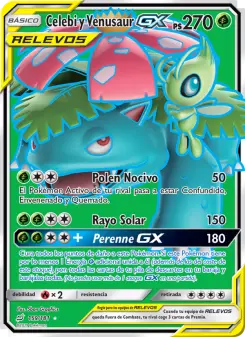 Celebi y Venusaur GX