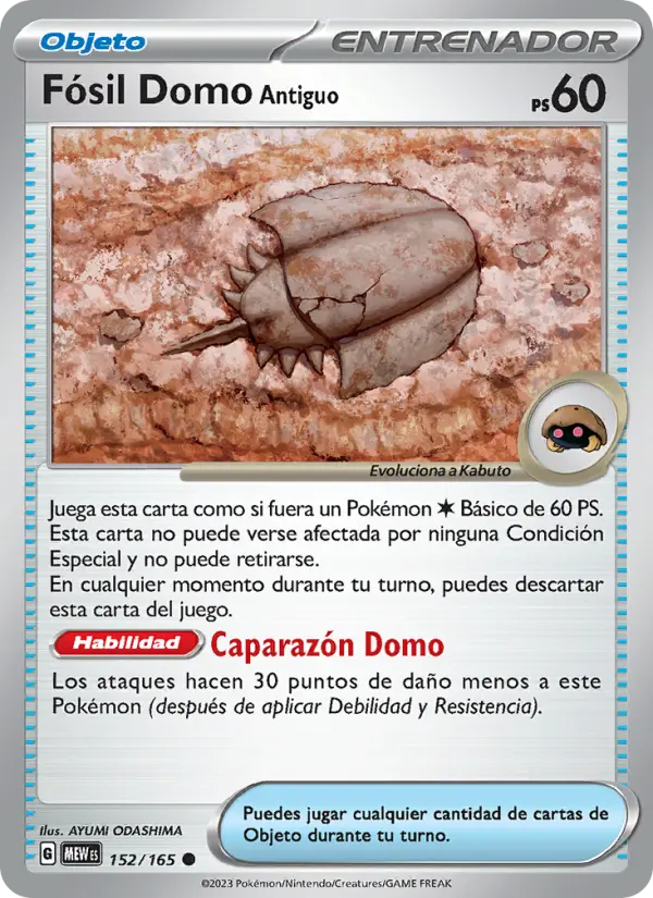 Fósil Domo Antiguo