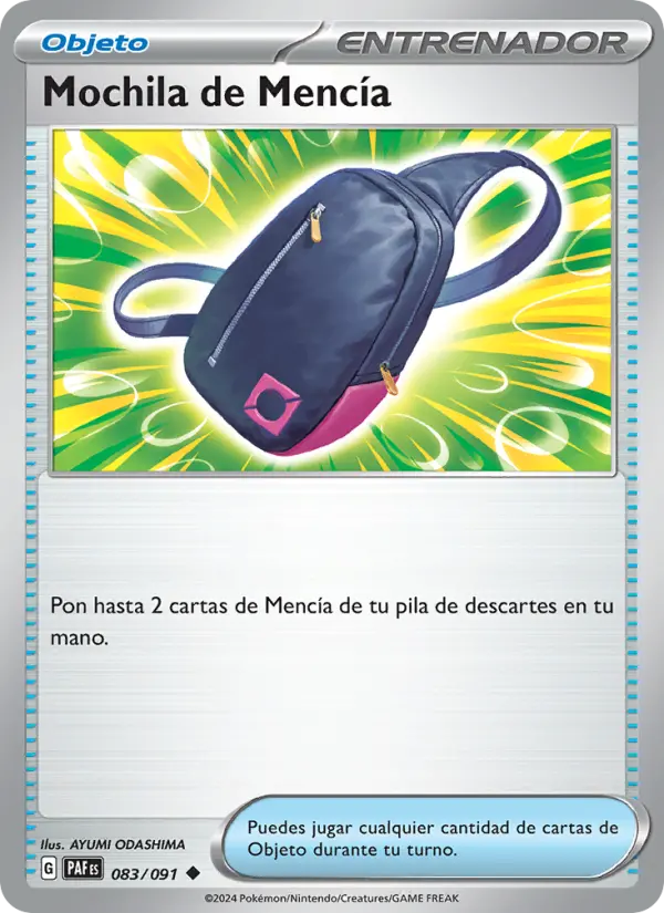 Mochila de Mencía
