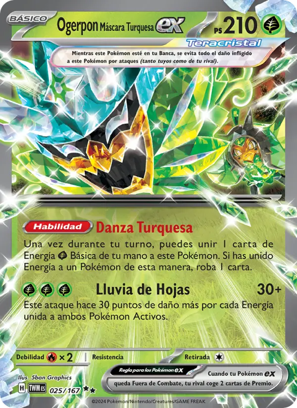 Ogerpon Máscara Turquesa ex
