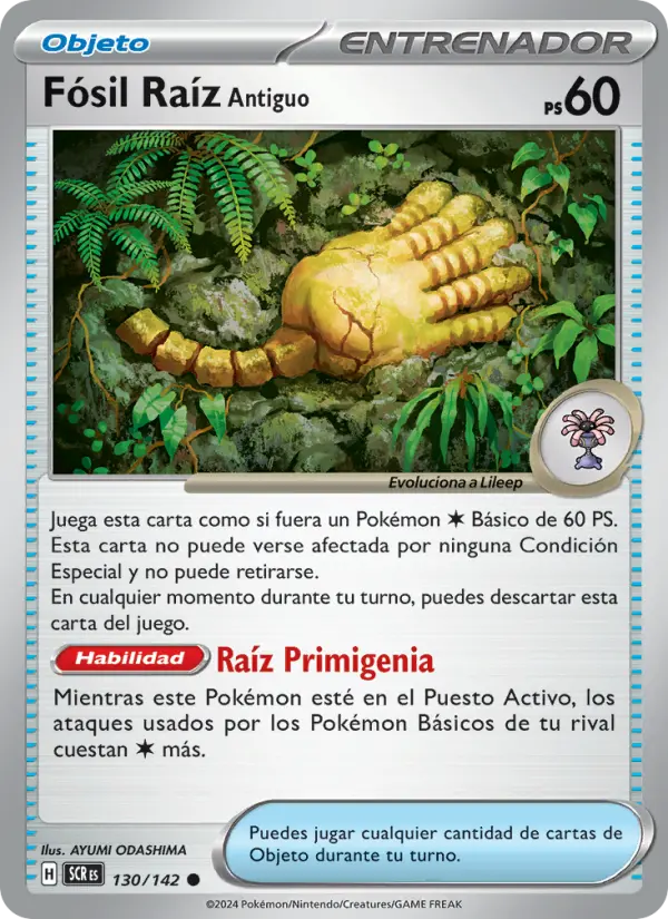Fósil Raíz Antiguo