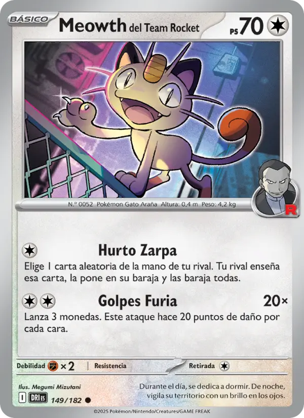 Meowth del Team Rocket