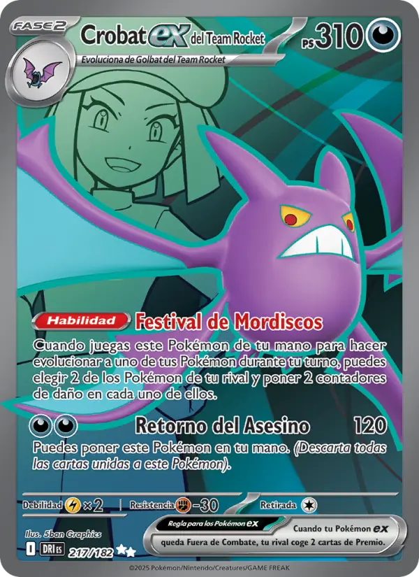 Crobat ex del Team Rocket