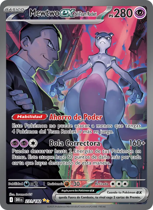 Mewtwo ex del Team Rocket