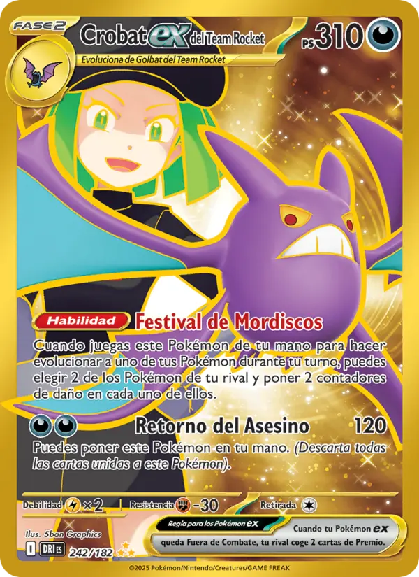 Crobat ex del Team Rocket