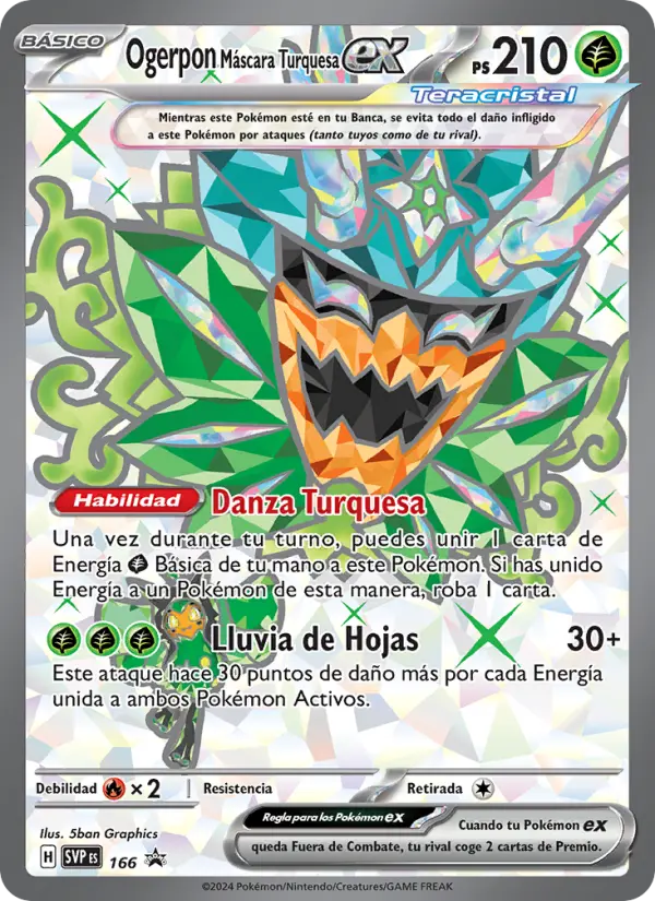 Ogerpon Máscara Turquesa ex