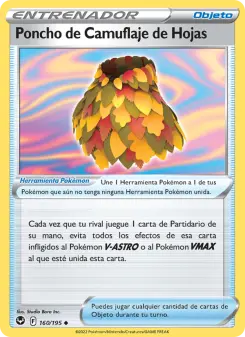Poncho de Camuflaje de Hojas