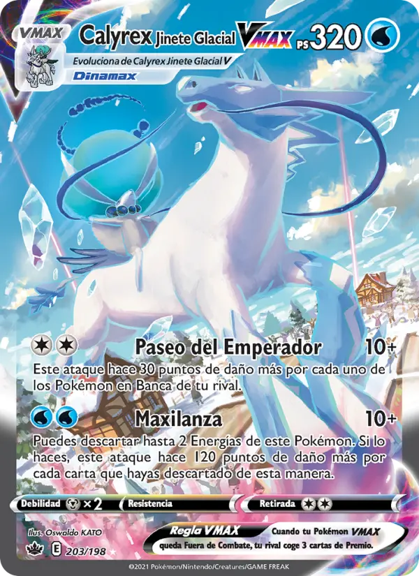 Calyrex Jinete Glacial VMAX