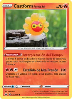 Castform Forma Sol