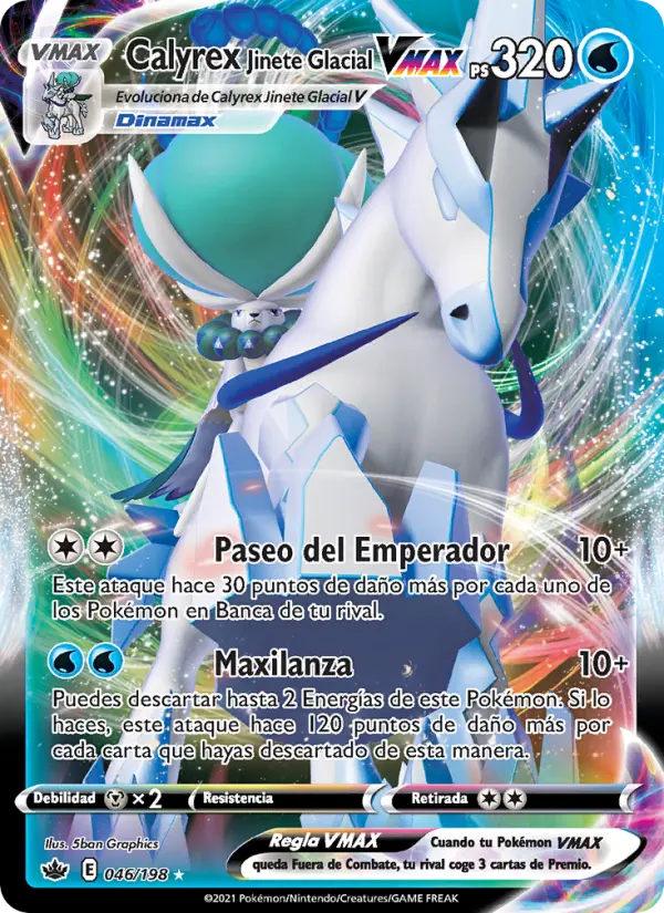 Calyrex Jinete Glacial VMAX