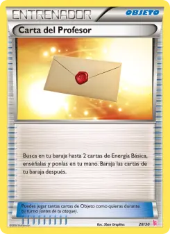 Carta del Profesor