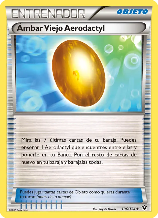 Ámbar Viejo Aerodactyl