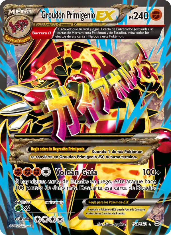 Groudon Primigenio EX