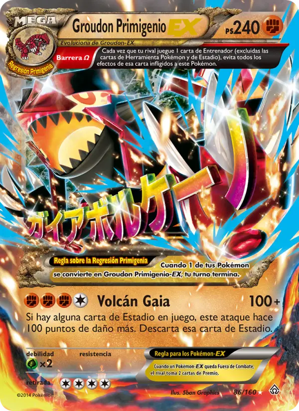 Groudon Primigenio EX