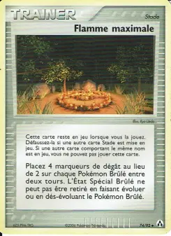 Flamme maximale