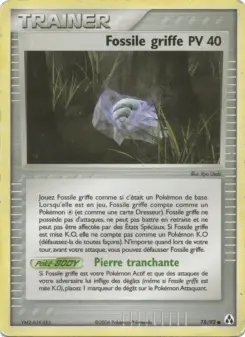 Fossile griffe