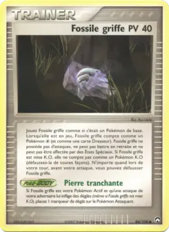 Fossile griffe