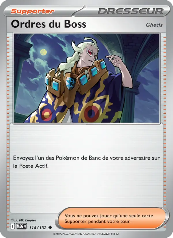 Ordres du Boss
