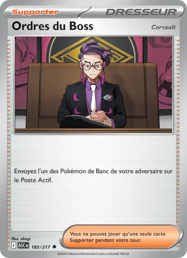 Ordres du Boss