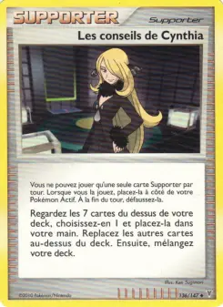 Les conseils de Cynthia