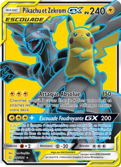 Pikachu et Zekrom GX