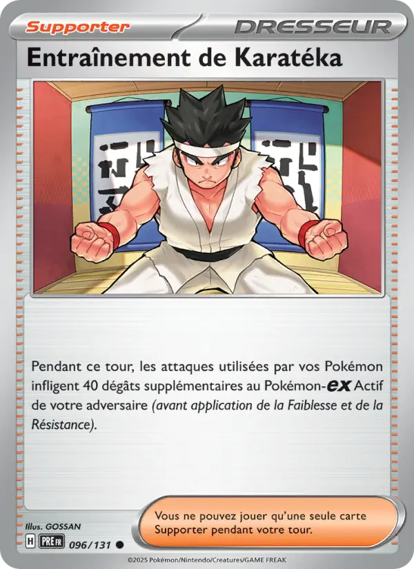 Entraînement de Karatéka