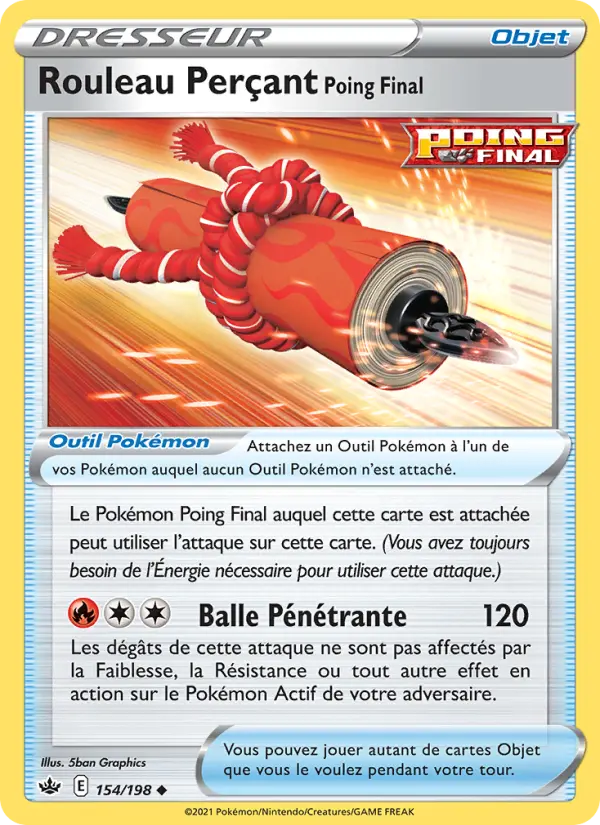 Rouleau Perçant Poing Final