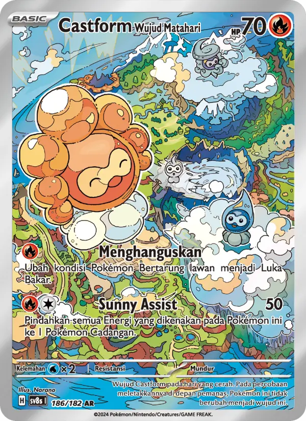 Castform Wujud Matahari