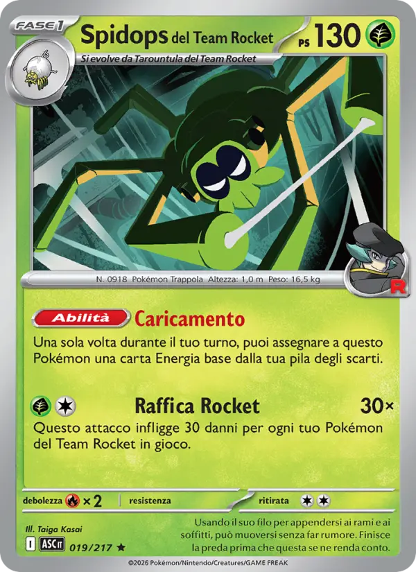 Spidops del Team Rocket