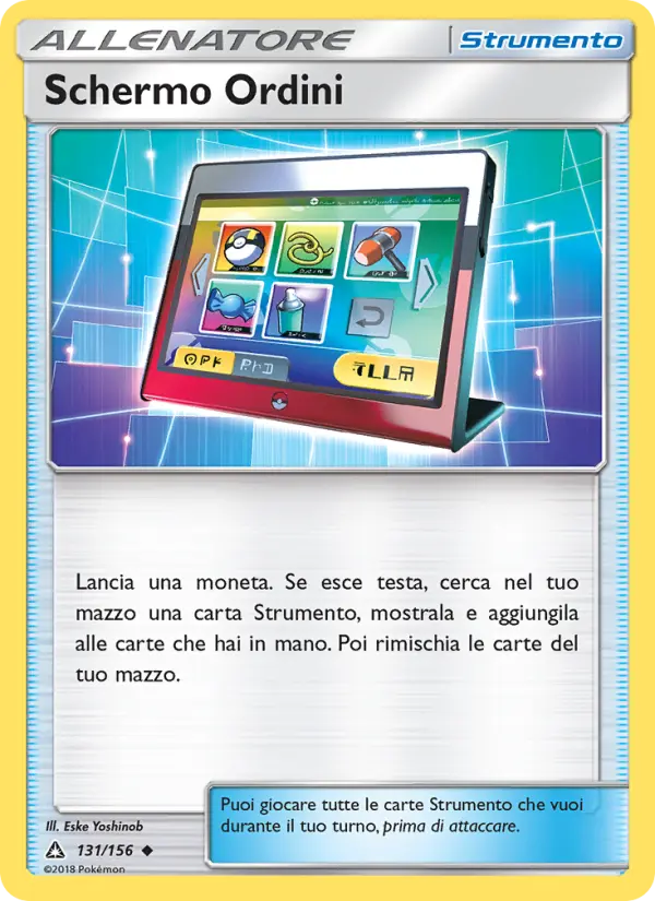 Schermo Ordini